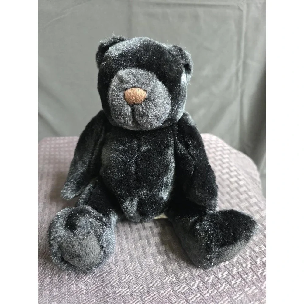 Velvete By Greek Black Bear Plush Teddy, 11 
